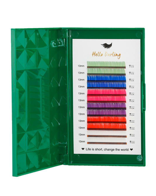 Volume Color Lash Extension Trays